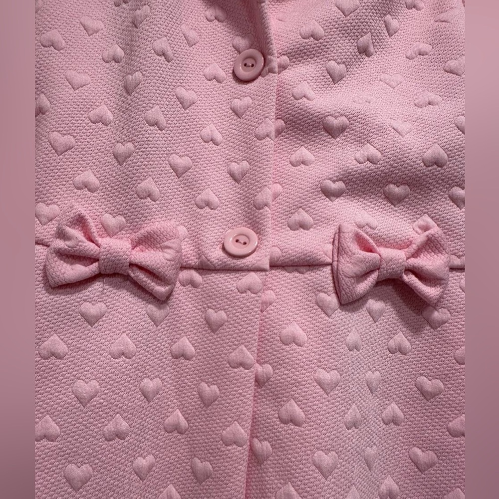 Girls hearts coat and Dress set Size 16 - Picture 5 of 5